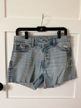 American Eagle Ex Boyfriend Shorts Light Blue Denim Cutoff Women’s Shorts